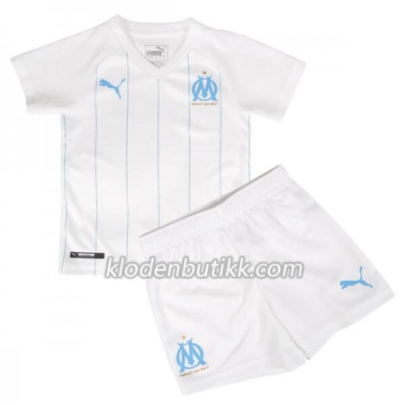 Olympique de Marseille Barn Hjemmedraktsett 2019-2020 Kortermet (+ Korte bukser)